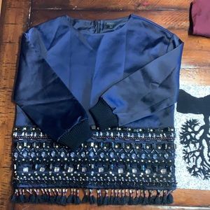 Jcrew satin top gorgeous